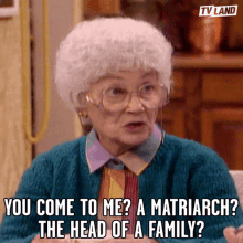 You Come To Me A Matriarch GIF - You Come To Me A Matriarch The Head Of A Family GIFs