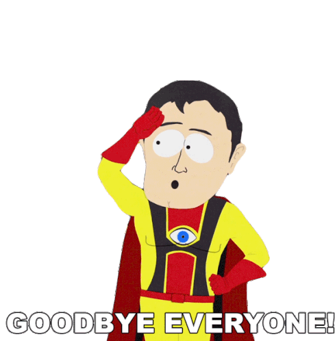 Goodbye Everyone Jack Brolin Sticker - Goodbye Everyone Jack Brolin Captain Hindsight Stickers