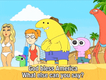 God Bless America What Else Can You Say Charlie GIF