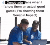 Xenoblade Genshin Impact GIF - Xenoblade Genshin Impact Surprised GIFs