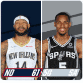 New Orleans Pelicans (61) Vs. San Antonio Spurs (50) Half-time Break GIF - Nba Basketball Nba 2021 GIFs