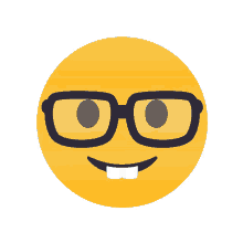 smiley emoji emoticons cute nerd