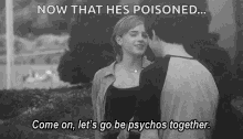Perks Of Being A Wall Flower Emma Watson GIF - Perks Of Being A Wall Flower Emma Watson Lets Be Psychos Together GIFs