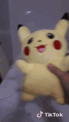 Stuffed Toy Pikachu GIF - Stuffed Toy Pikachu Pokemon GIFs