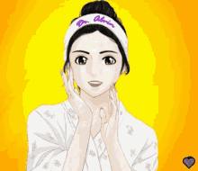a girl with a headband that says dr. admin