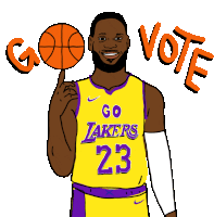 Lakers Lebron James Sticker