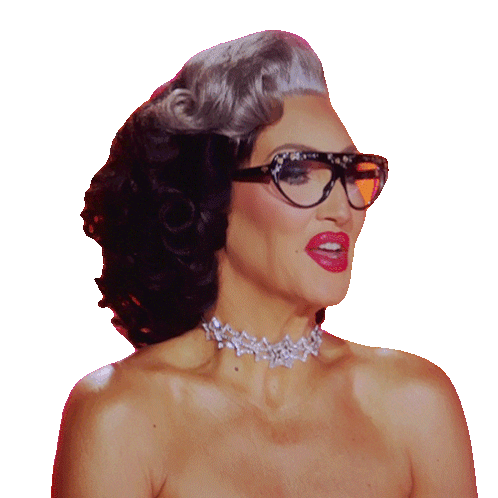 Laughing Michelle Visage Sticker - Laughing Michelle Visage Rupaul’s Drag Race Stickers