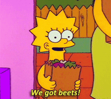 The Simpsons Lisa Simpson GIF - The Simpsons Lisa Simpson Beets GIFs