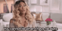 Tami Roman I Have Receipts GIF - Tami Roman I Have Receipts Basketball Wives GIFs