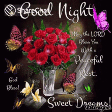Bedtime Good Night GIF - Bedtime Good Night Roses GIFs