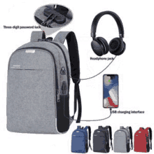 Anti Theft Backpack Anti Theft Bag GIF - Anti Theft Backpack Anti Theft Bag GIFs