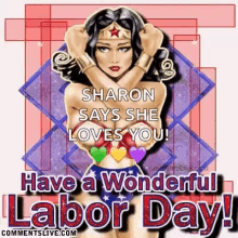Have A Wonderful Labor Day Happy Labor Day GIF - Have A Wonderful Labor Day Happy Labor Day Wonder Woman GIFs