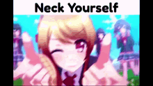 Self Neck GIF - Self Neck Anime GIFs