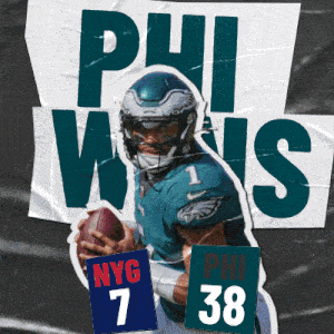 Philadelphia Eagles (38) Vs. New York Giants (7) Post Game GIF