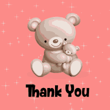 Thank You Pink GIF - Thank You Pink Bear GIFs