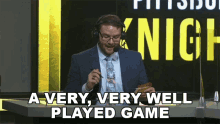 A Very Very Well Played Game William Newberry V GIF - A Very Very Well Played Game William Newberry V Goremiser GIFs