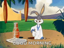 Bugs Bunny Hole GIF - Bugs Bunny Hole Tired GIFs