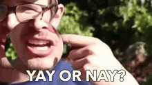 Yay Or Nay Yes Or No GIF - Yay Or Nay Yes Or No Thumbs Up GIFs