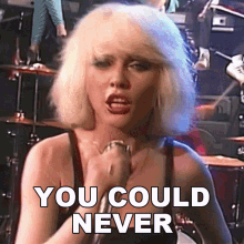 You Could Never Conquer Me Debbie Harry GIF - You Could Never Conquer Me Debbie Harry Blondie GIFs