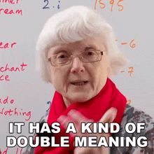 It Has A Kind Of Double Meaning Gill GIF - It Has A Kind Of Double Meaning Gill Engvid GIFs