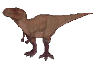 a t-rex with its mouth open and sharp teeth