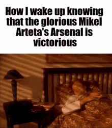 Arsenal Wake Up Arteta Arsenal GIF - Arsenal Wake Up Arteta Arsenal GIFs