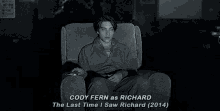 Cody Fern Richard GIF - Cody Fern Richard The Last Time I Saw Richard GIFs