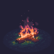 Pixel-bonfire Pixel-fire GIF - Pixel-bonfire Pixel-fire Heat GIFs