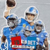 Detroit Lions Vs. Tampa Bay Buccaneers Pre Game GIF - Nfl National Football League Football League GIFs