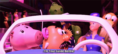 Toy Story Tour Guide Barbie GIF - Toy Story Tour Guide Barbie Barbie GIFs