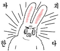Odukrabbit Shwa Sticker - Odukrabbit Rabbit Shwa Stickers