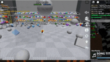 a screenshot of a game with 226 balls on the screen