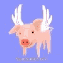 When Pigs Fly Flying Pigs GIF