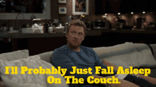 Greys Anatomy Owen Hunt GIF - Greys Anatomy Owen Hunt Ill Probably Just Fall Asleep On The Couch GIFs