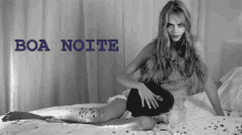 Boa Noite GIF - Cara Delvigne Bed Flirty GIFs