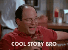 Cool Story Bro Wink GIF - Cool Story Bro Wink Seinfeld GIFs