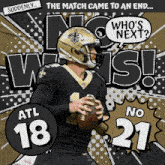 New Orleans Saints (21) Vs. Atlanta Falcons (18) Post Game GIF - Nfl National Football League Football League GIFs