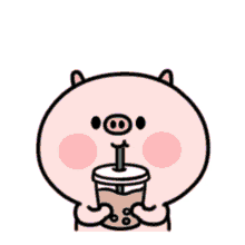 bubbletea piggy pig pepa