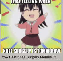 Azumanga Daioh Knee Surgery GIF - Azumanga Daioh Knee Surgery GIFs