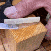 Chisel Slice GIF - Chisel Slice Woodworking GIFs