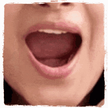 wow mouth open woman shocked tvc