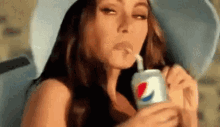 Drinking Pepsi GIF - Drinking Pepsi Confused GIFs