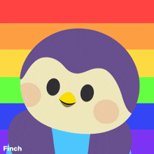 a picture of a penguin with the words born this way written above it