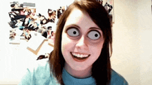 Overly Attached Girlfriend Laina Morris GIF - Overly Attached Girlfriend Laina Morris Crazy Eyes GIFs