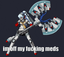 Im Off My Fucking Meds Labrys GIF - Im Off My Fucking Meds Labrys Persona GIFs