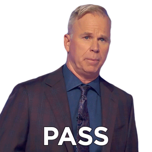Pass Gerry Dee Sticker - Pass Gerry Dee Family Feud Canada Stickers