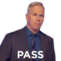 Pass Gerry Dee Sticker - Pass Gerry Dee Family Feud Canada Stickers