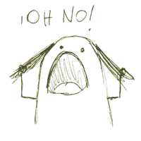 a drawing of a shark with the words oh no written on the bottom
