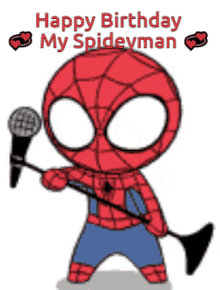 Introducir 68+ imagen spiderman birthday gif