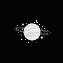 Planet Black GIF - Planet Black White GIFs
